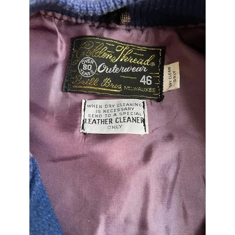 Rare Vintage Varsity Letterman’s Jacket Golden Thread Outerwear Classic Dan Prep - Picture 8 of 15